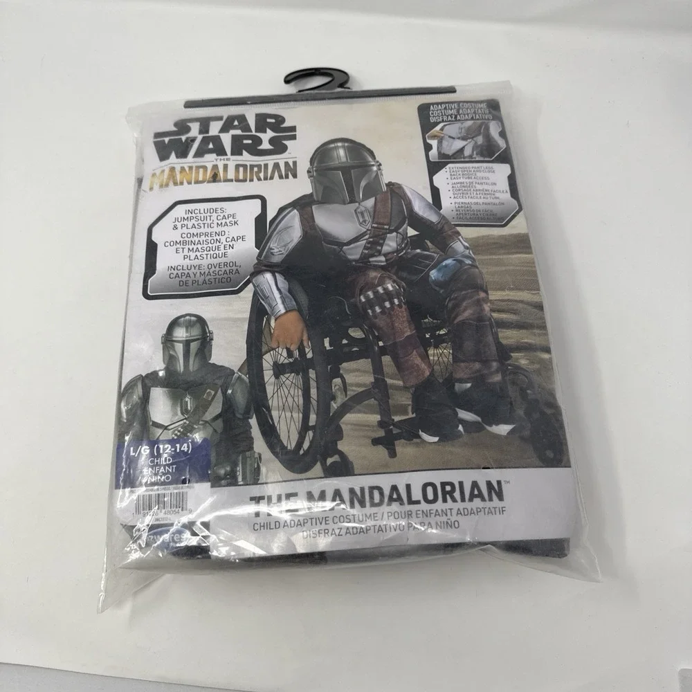 The Mandalorian Adaptive Halloween Costume Size Child Large 10-12‎ handicap